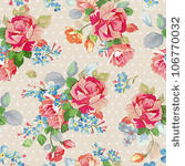 floral seamless background with ...