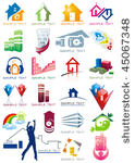 house vector icons for web....