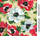 elegance seamless color flowers ...