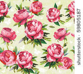 elegance seamless color peony...