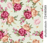 beautiful seamless color peony...