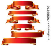ribbon. vector illustration.