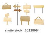 a collection of blank wood...