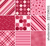 a set of nine vector patterns...