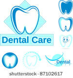 set of dentistry vector designs ...