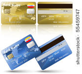 vector credit cards  front and...