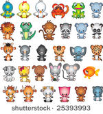 animal vector  set 