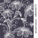 seamless floral background....