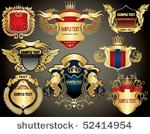 collection of the gold heraldry