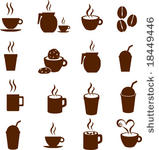 coffee and hot beverages symbol ...