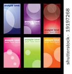 business card set
