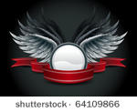 highly detailed vector wings...