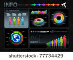 vector infographics set.