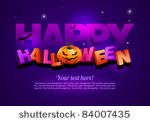happy halloween poster template....