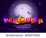 happy halloween poster template....