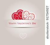 valentine's day card. all...