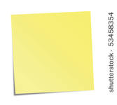 yellow sticky note