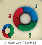 arrows in cyclic movement