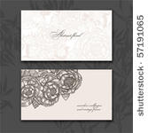 business card   rose