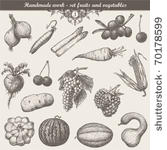 handmade work   set fruits and...
