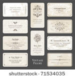 vintage card set