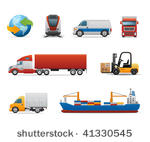 cargo   logistic icons