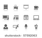 office and business icons