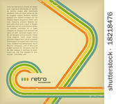 retro background with copyspace ...