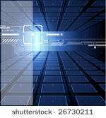 blue 3d futuristic background