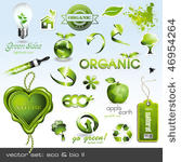 vector icons  eco   bio ii