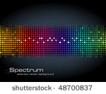 abstract rainbow colored vector ...