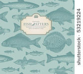 seamlessly tiling retro fish...
