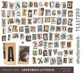 vector set  alphabet based on...