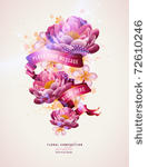 colorful floral composition...