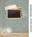 summer scrap background with...