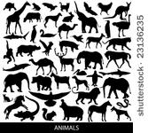 animals silhouettes