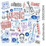 sketchy music illustrations