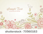 floral vectro background ...