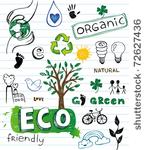 eco friendly doodles
