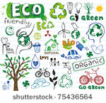 eco vector set   doodles and...