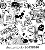 seamless hipsters background