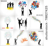 set of posters for business