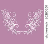swirly wire wings