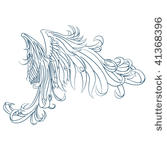 angelic wings