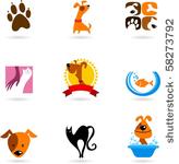 cats  dogs and other pet icons