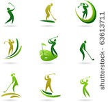 golf icons collection