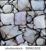 seamless texture of stones in...