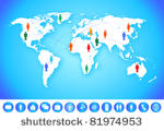 world map communication
