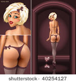 the girl is completely nude...