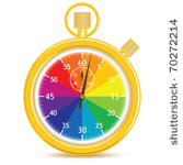 vector designer's stopwatch. ...